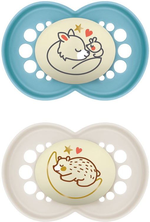 MAM Night lolette sil 6-16m Boy 2 pce