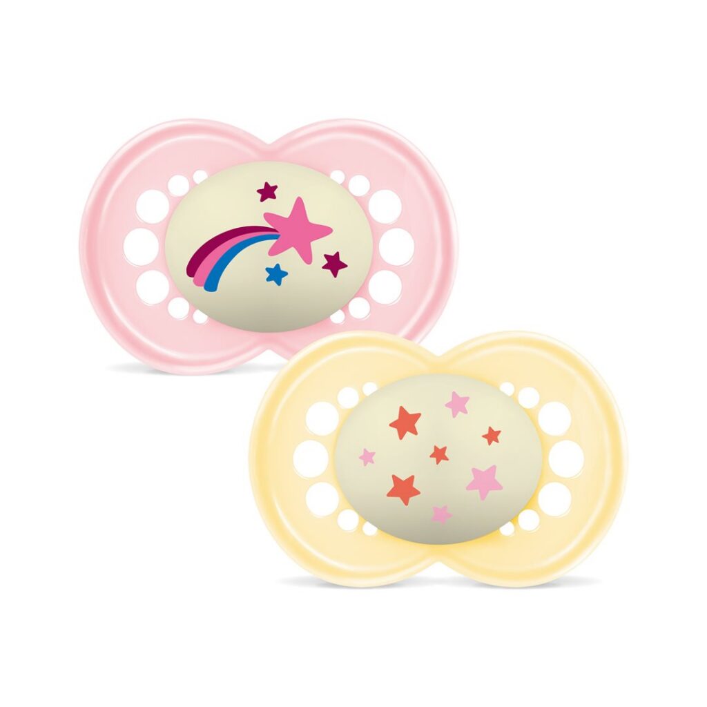 MAM Night lolette sil 6-16m Girl 2 pce