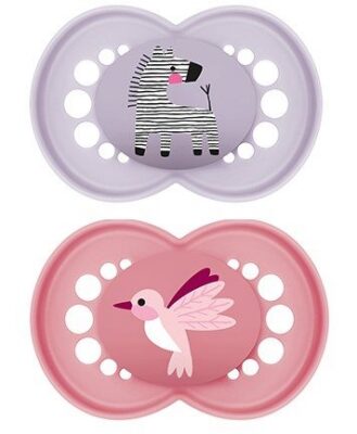 MAM Original lolette sil 6-16m Girl 2 pce