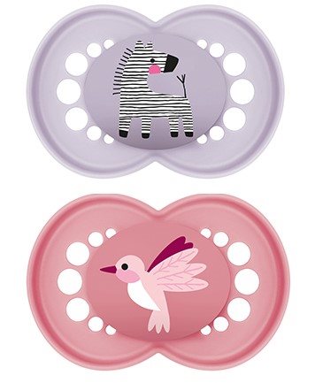 MAM Original lolette sil 6-16m Girl 2 pce