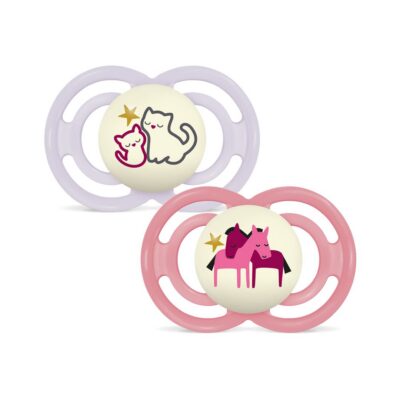 MAM Perfect Night lolette sil 6-16m Girl 2 pce