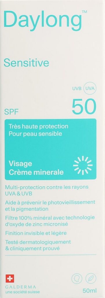DAYLONG creme minerale sensitive SPF50+ tb 50 ml
