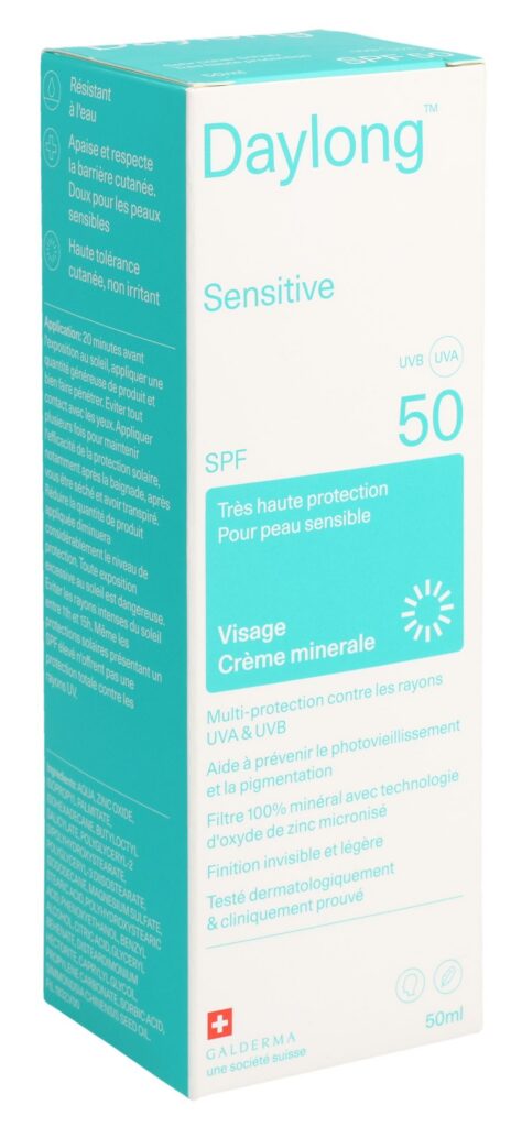 DAYLONG creme minerale sensitive SPF50+ tb 50 ml