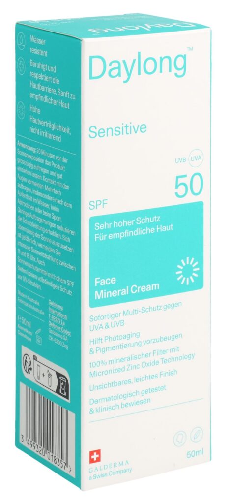 DAYLONG creme minerale sensitive SPF50+ tb 50 ml