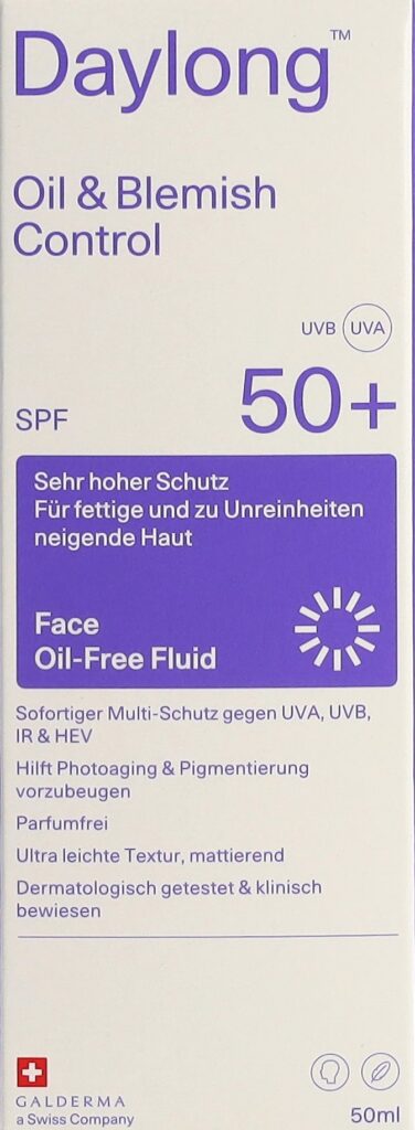 DAYLONG Oil&Blem Contr flu non gras SPF50+ 50 ml