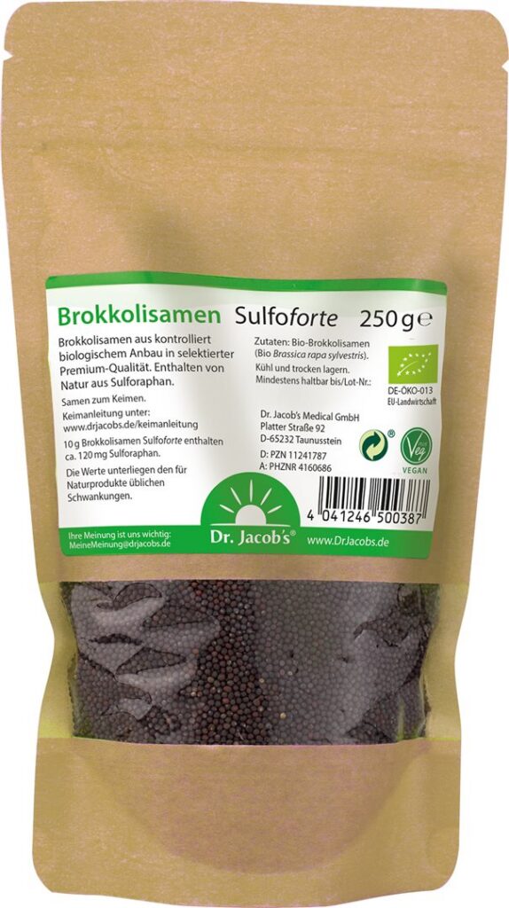 DR. JACOB'S graines brocoli sulfoforte bio 250 g