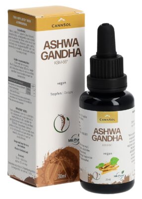 CANNSOL ashwagandha KSM-66 MiLiPure gouttes 30 ml