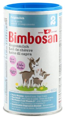 BIMBOSAN lait de chèvre 2 suite bte 400 g