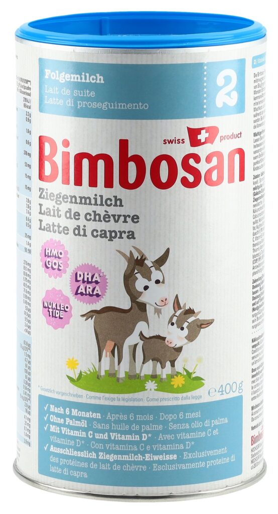BIMBOSAN lait de chèvre 2 suite bte 400 g
