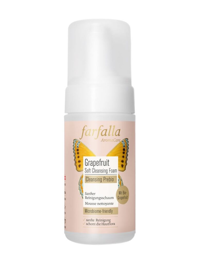 FARFALLA soft mousse nettoyante grapefruit 120 ml