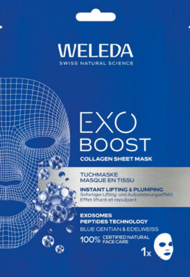 WELEDA exo boost collag masque tissu gentia 20 ml
