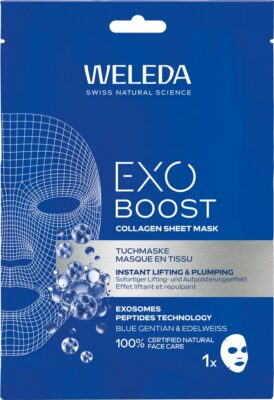 WELEDA exo boost collag masque tissu gentia 20 ml