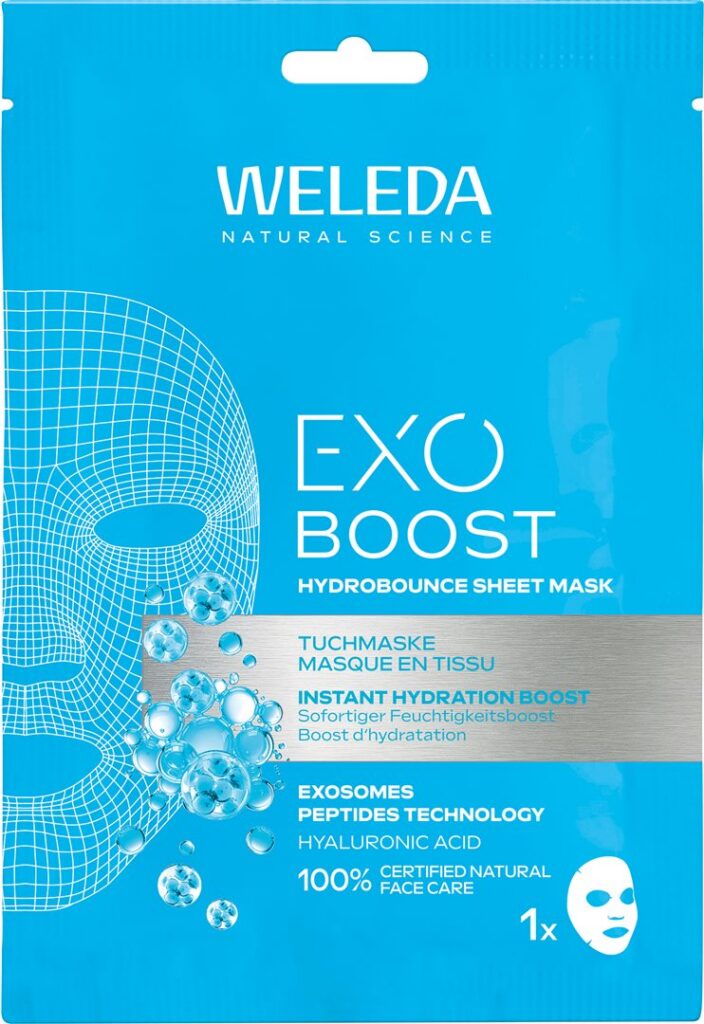 WELEDA exo boost hydrob masque tissu hydrat 20 ml