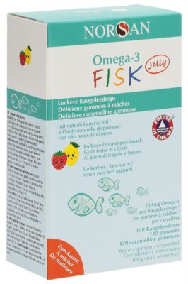 NORSAN Omega-3 FISK Jelly blist 120 pce