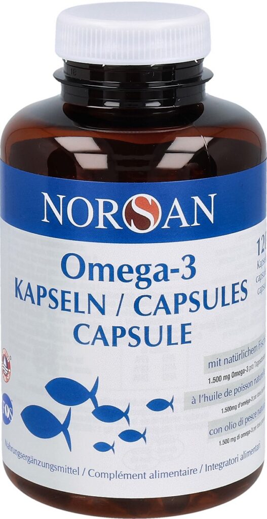 NORSAN Omega-3 Fischöl caps (n) bte 120 pce