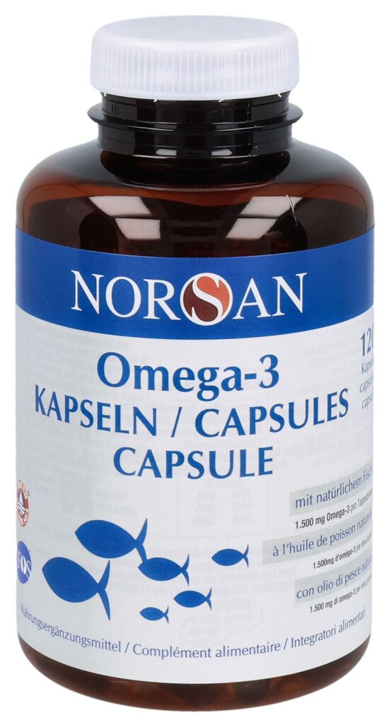 NORSAN Omega-3 Fischöl caps (n) bte 120 pce