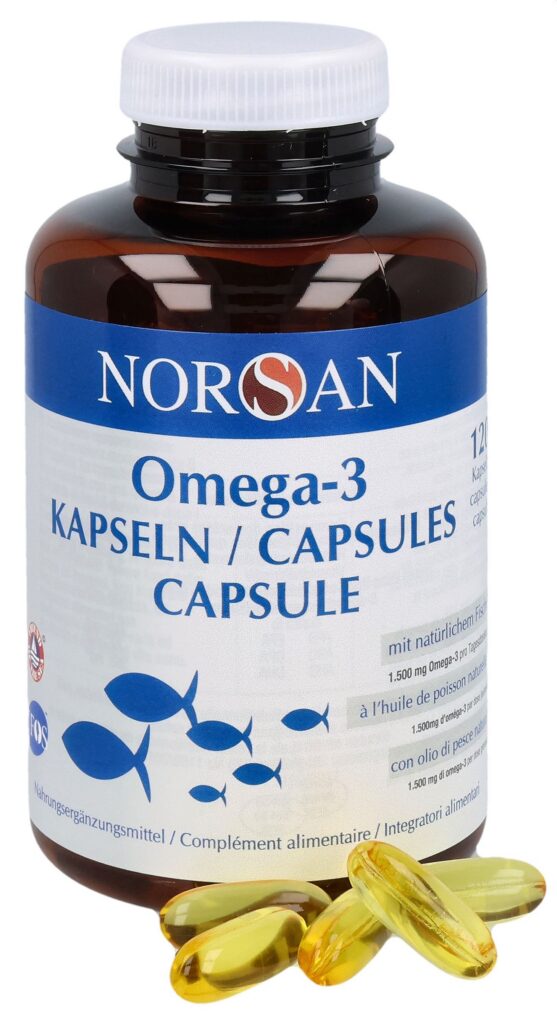 NORSAN Omega-3 Fischöl caps (n) bte 120 pce