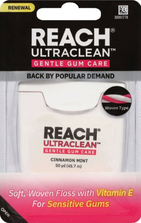 REACH ultraclean gent gum care floss cannelle dist