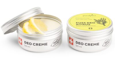 PURALPINA déodorant crème pieds citrus bte 50 ml