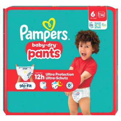 PAMPERS Baby Dry Pan Gr6 13-19kg Ex L pa éc 32 pce