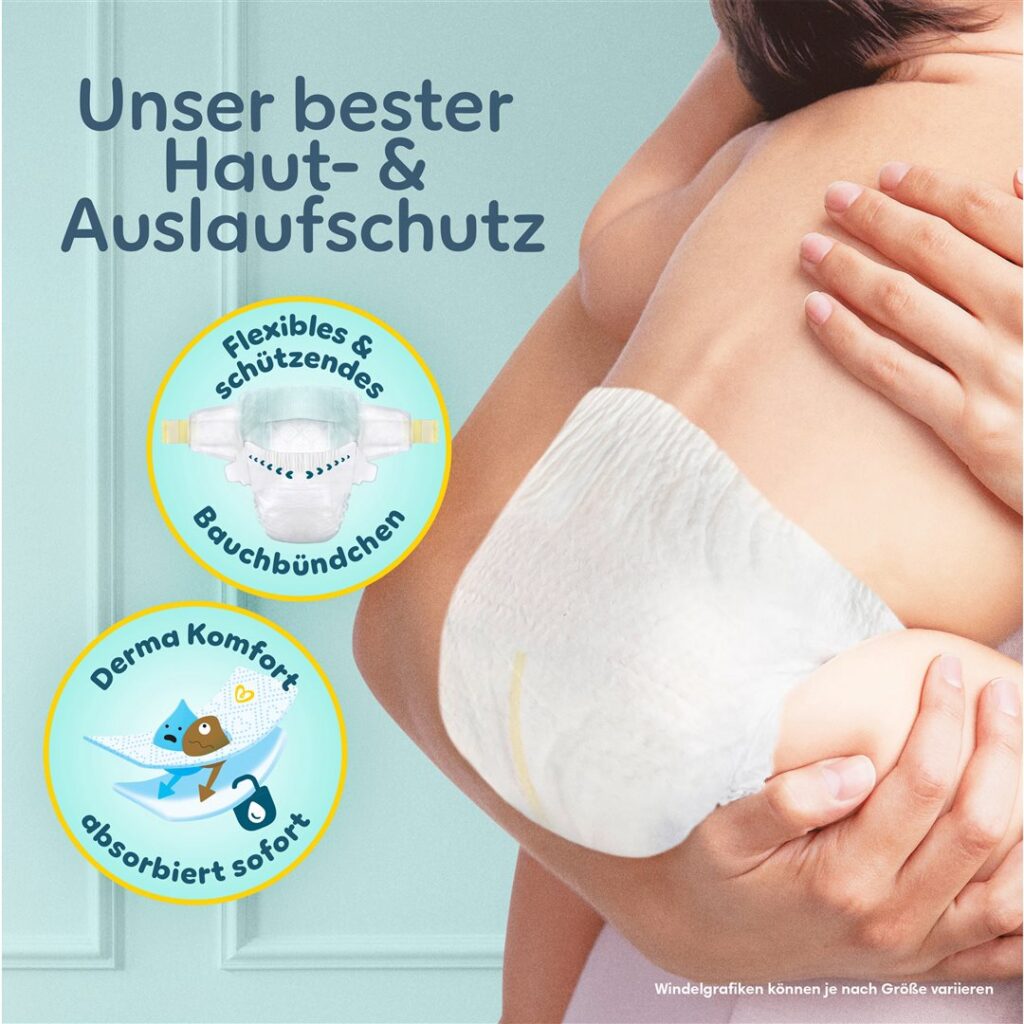 PAMPERS Prem Prot NB Gr2 4-8kg Mini pa éc n 56 pce