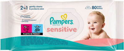 PAMPERS lingettes humides Sensitive 80 pce