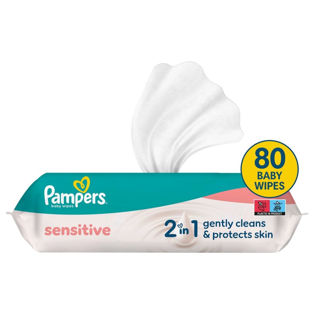 PAMPERS lingettes humides Sensitive 80 pce