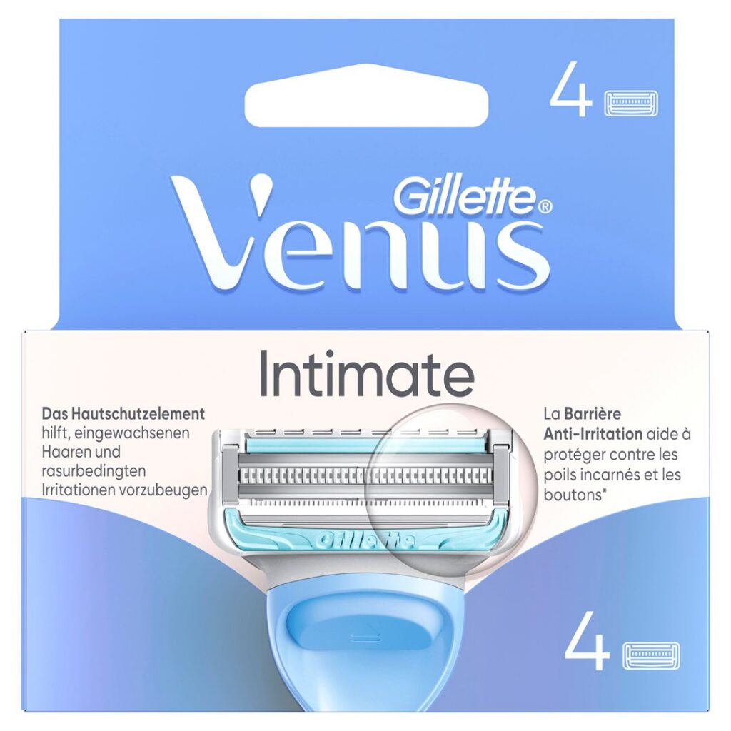 GILLETTE Venus lame rasoir zones intimes (n) 4 pce