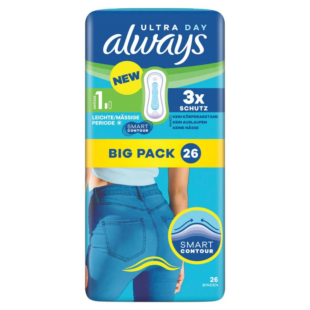 ALWAYS Ultra serv hyg Gr1 Normal BigPack 26 pce
