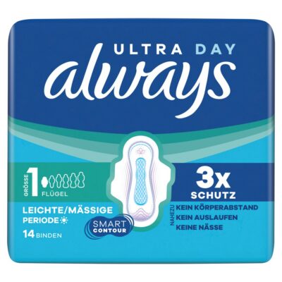 ALWAYS Ultra serv hyg Gr1 Normal aile 14 pce