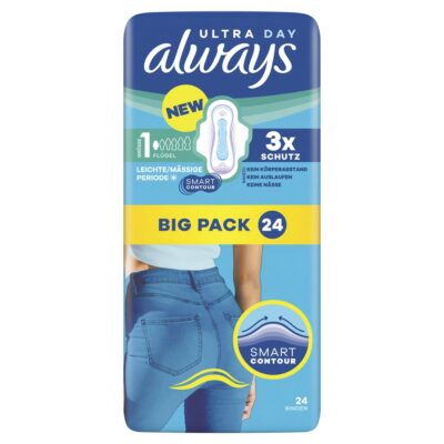 ALWAYS Ultra serv hyg Gr1 Normal aile BigP 24 pce