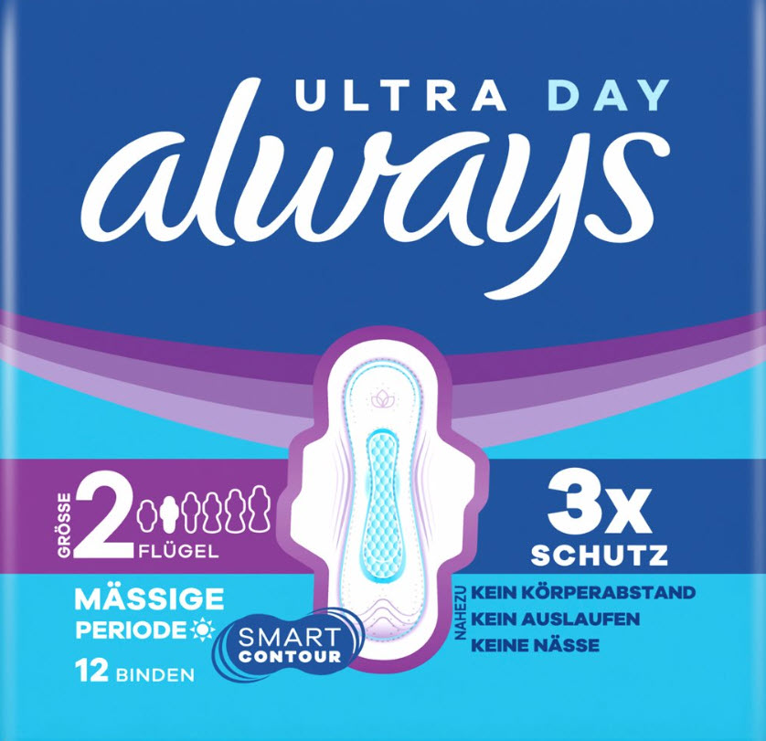 ALWAYS Ultra serv hyg Gr2 Long aile 12 pce