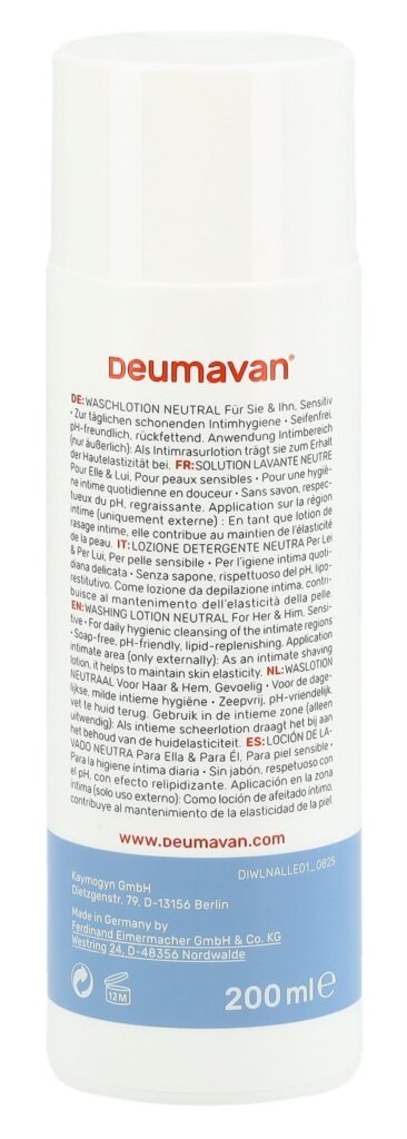DEUMAVAN intim neutre lotion fl 200 ml