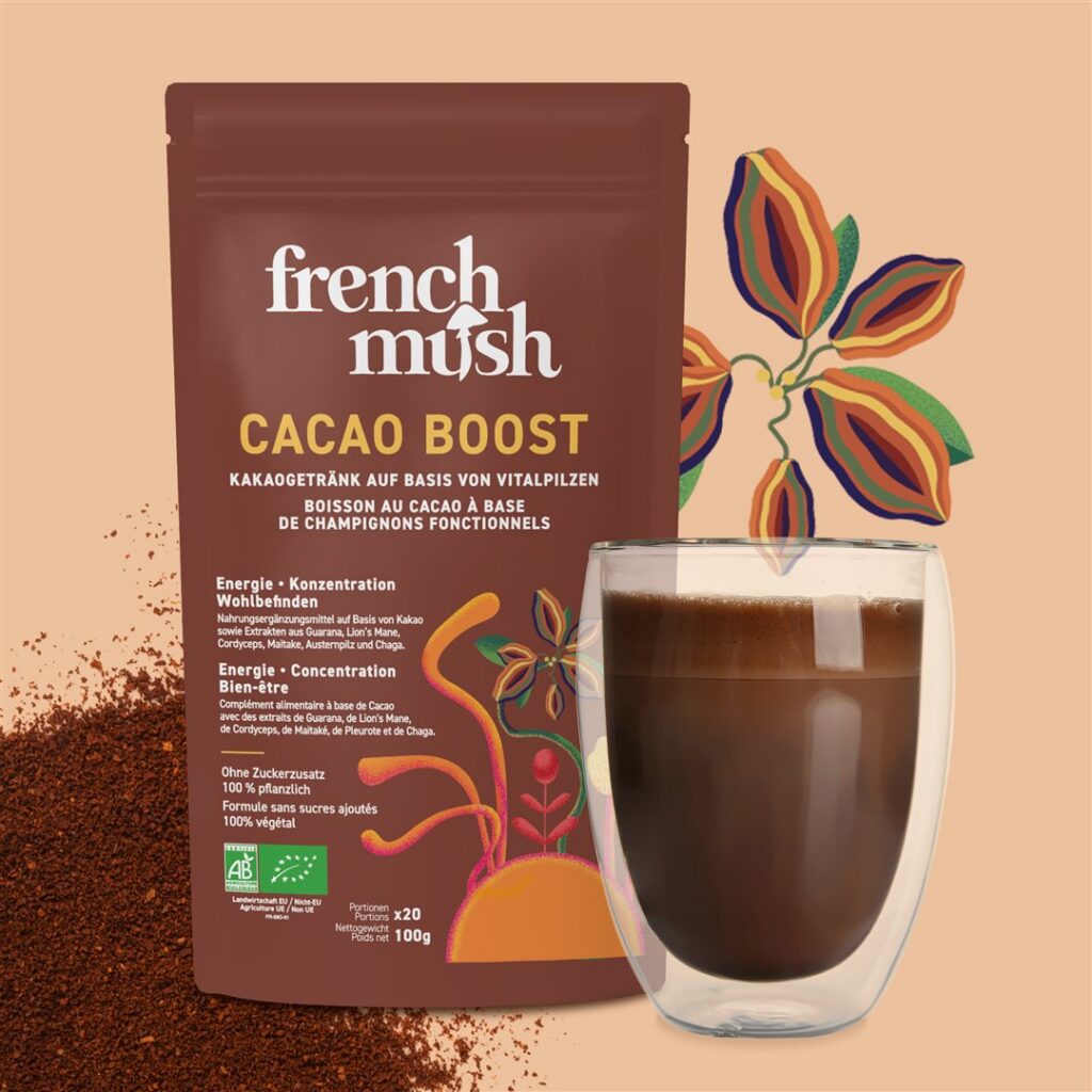 FRENCH MUSH cacao boost pdr sach 100 g