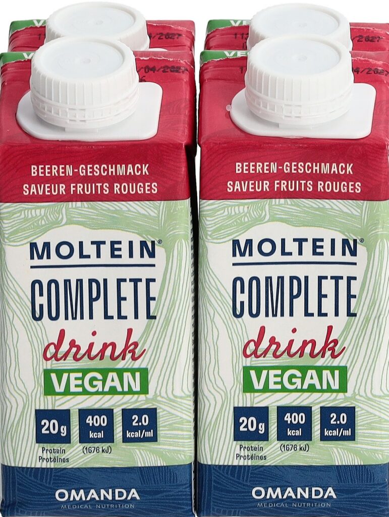 MOLTEIN Complete Drink vegan fr rouges 4 x 200 ml