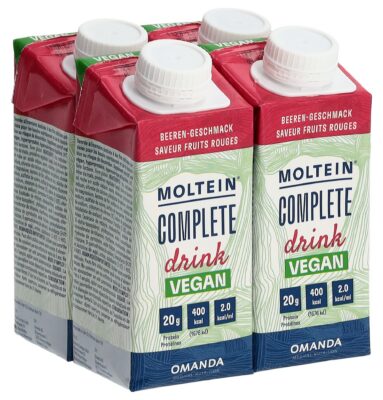 MOLTEIN Complete Drink vegan fr rouges 4 x 200 ml