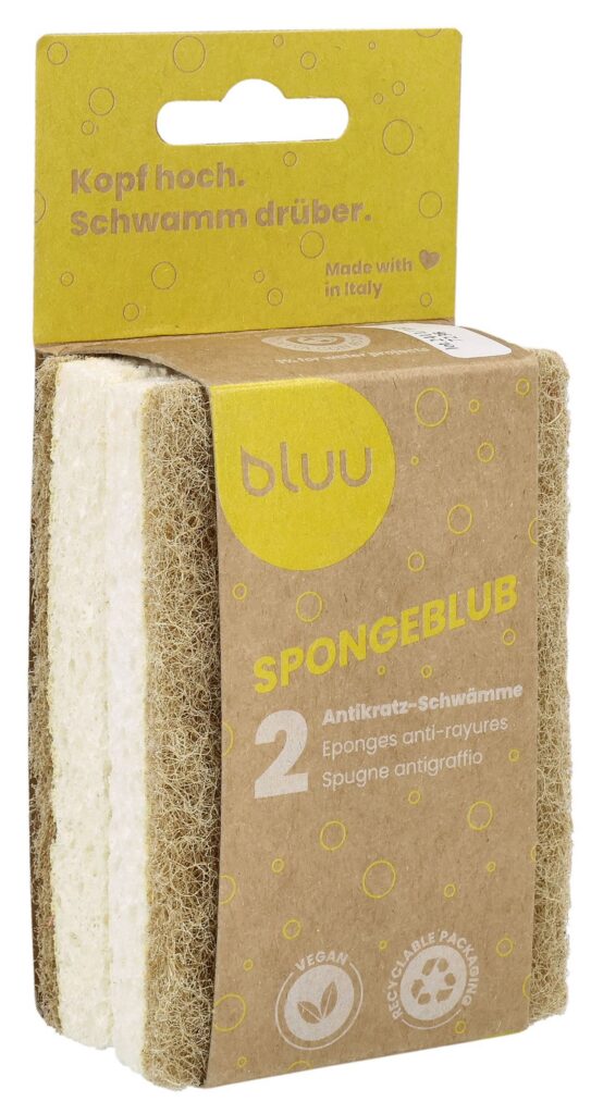 BLUU Spongeblub éponge anti-rayures 2 pce
