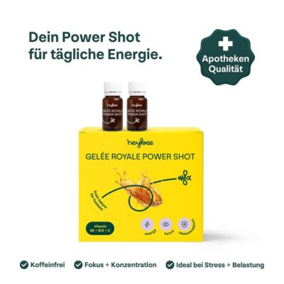 HEYBEE Gelée Royale Power Shot 10 amp buv 12 ml