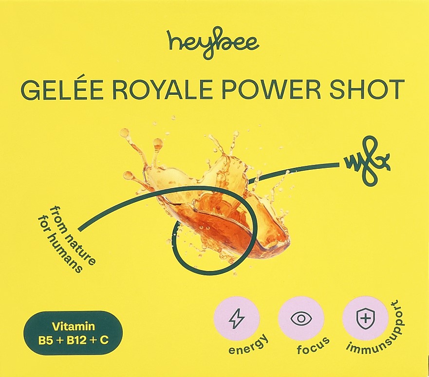 HEYBEE Gelée Royale Power Shot 10 amp buv 12 ml