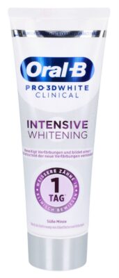 ORAL-B dentifrice whitening menthe tb 75 ml