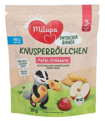 MILUPA bio pet rouleaux croustill pom frai 3+ 30 g
