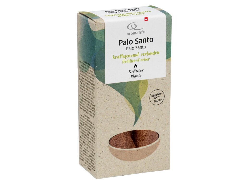 AROMALIFE Räucherwerk Palo Santo Kegel 6 Stk