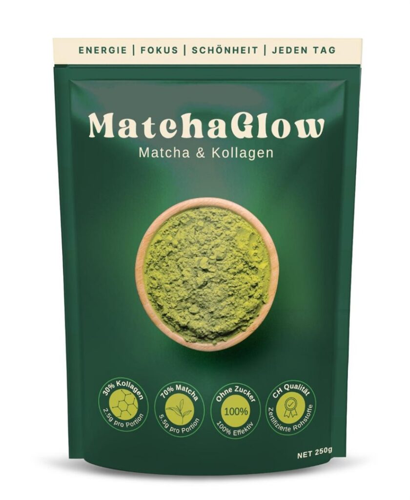 MATCHAGLOW matcha et collagène pdr sach 250 g