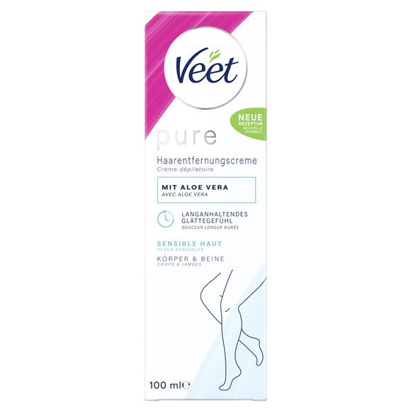 VEET pure cr dépilatoire corps&jambes sens 100 ml
