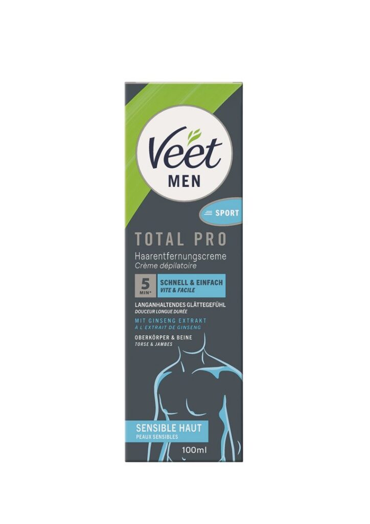 VEET men cr dépilato jamb&corps peaux sen 100 ml