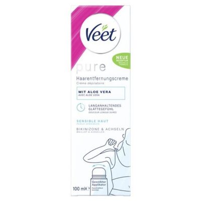 VEET pure cr dépilatoire bikini&aiss sens 100 ml