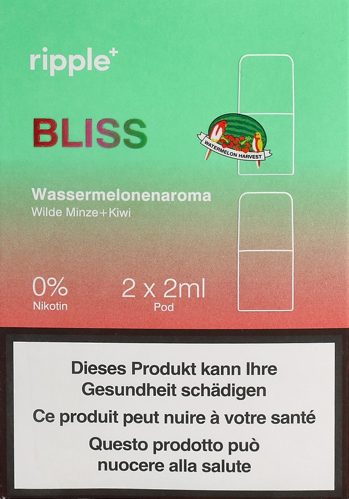 RIPPLE+ Pod BLISS pastè+menthe sauvage kiwi