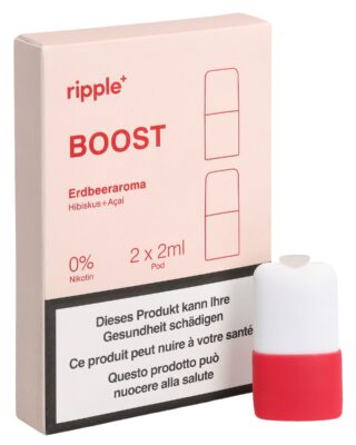RIPPLE+ Pod BOOST fraise hibis menthe sauva