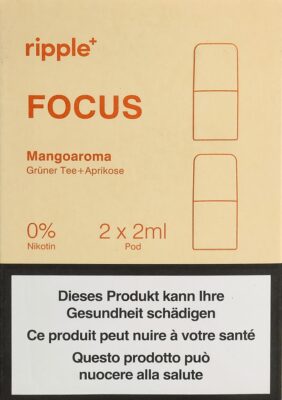 RIPPLE+ Pod FOCUS mangue+thé vert abricot