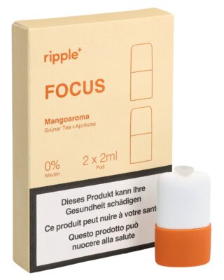 RIPPLE+ Pod FOCUS mangue+thé vert abricot